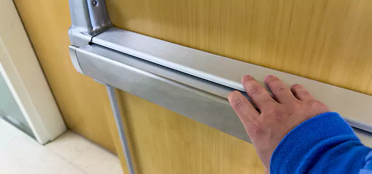Installing a Push Bar on a Door Raleigh